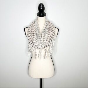 Collection 18 Grey Knit Chunky Infinity Scarf